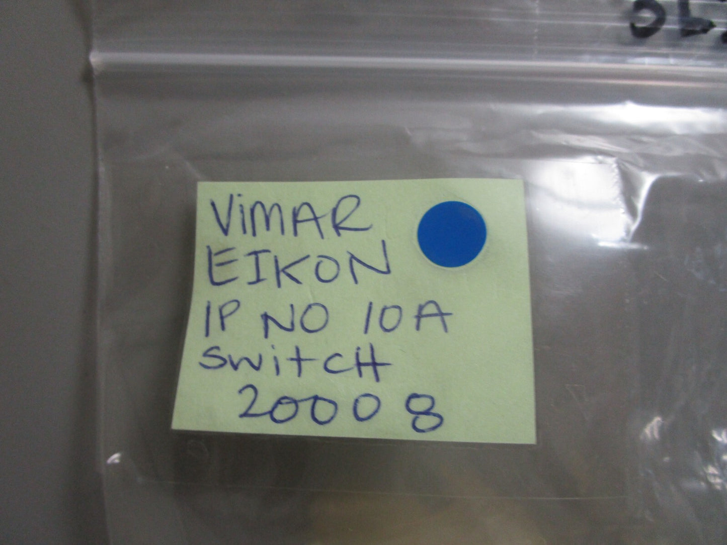 *NEW OEM* (LOT OF 2) 0810 Vimar EIKON 1P NO 10A Switch 20008
