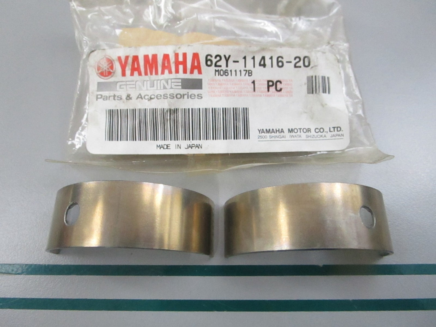 NEW OEM (LOT OF 2) 62Y-11416-20-00 Yamaha Crankshaft Bearing 0810