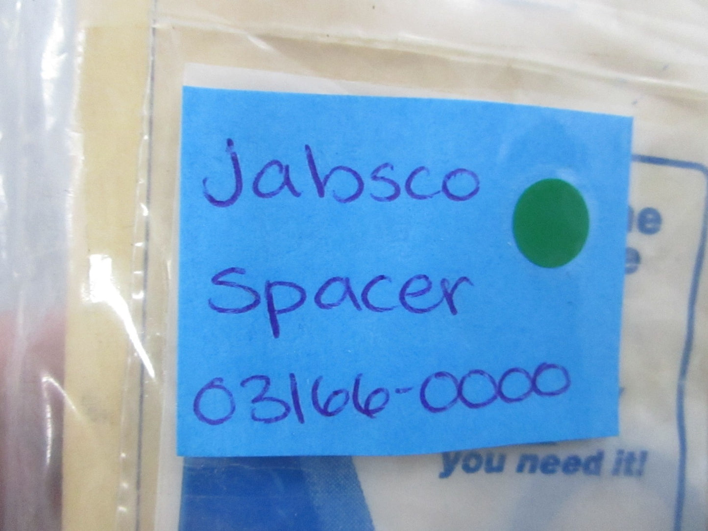 NEW OEM 03166-0000 Jabsco Spacer 0810