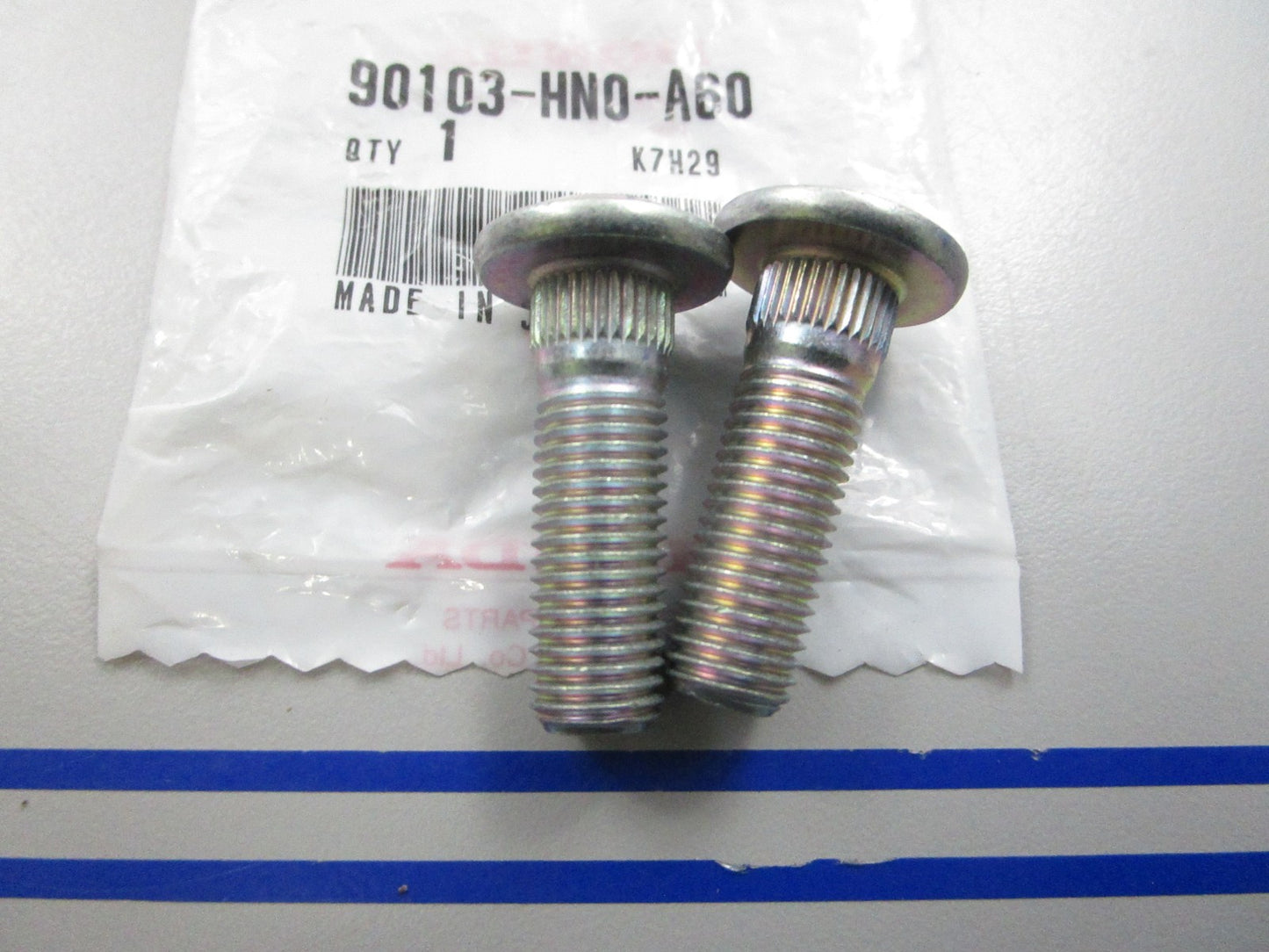 *NEW OEM* (LOT OF 2) 0810 Honda Wheel Bolt 90103-HN0-A60