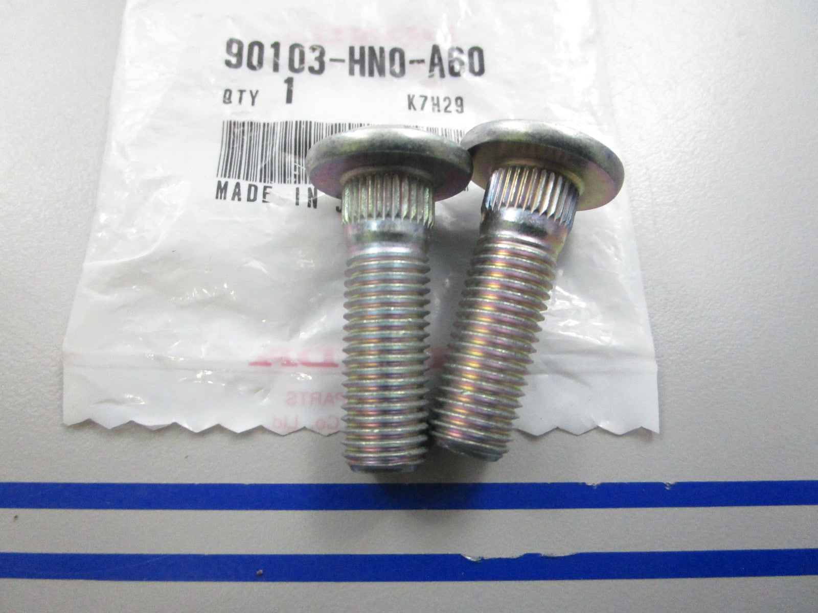 *NEW OEM* (LOT OF 2) 0810 Honda Wheel Bolt 90103-HN0-A60