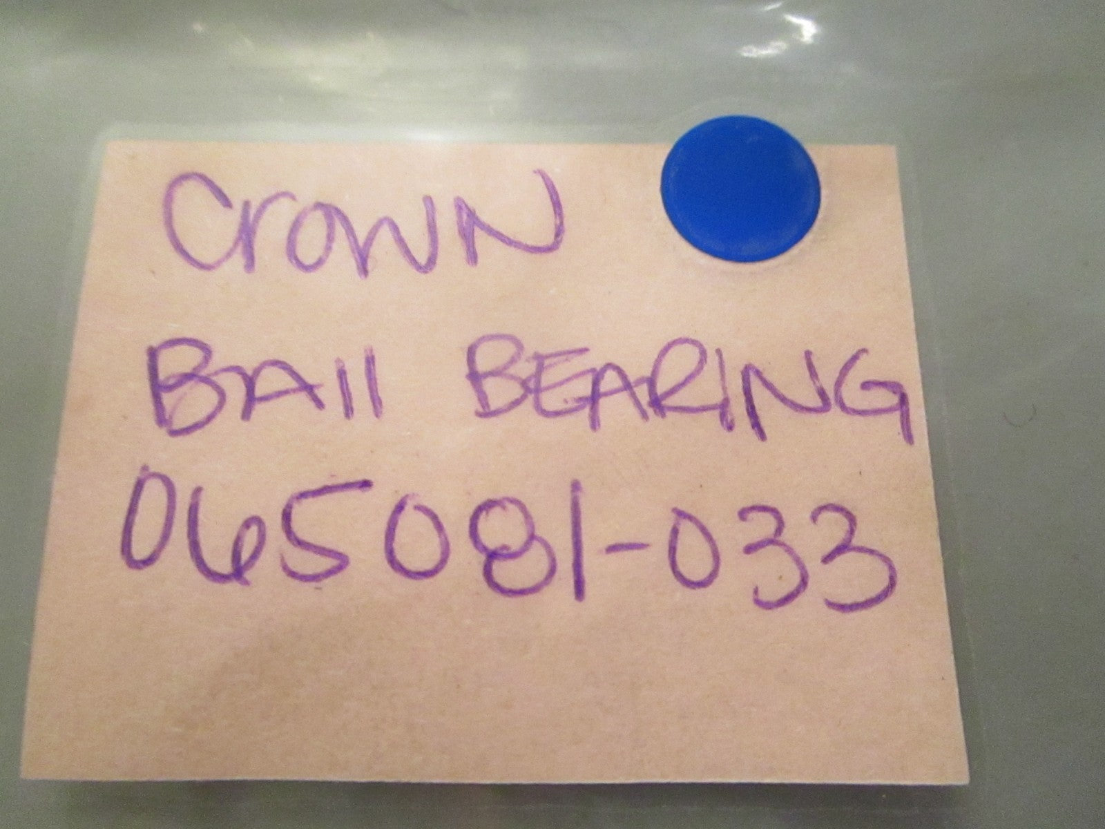 NEW OEM 065081-033 Crown Ball Bearing 0720