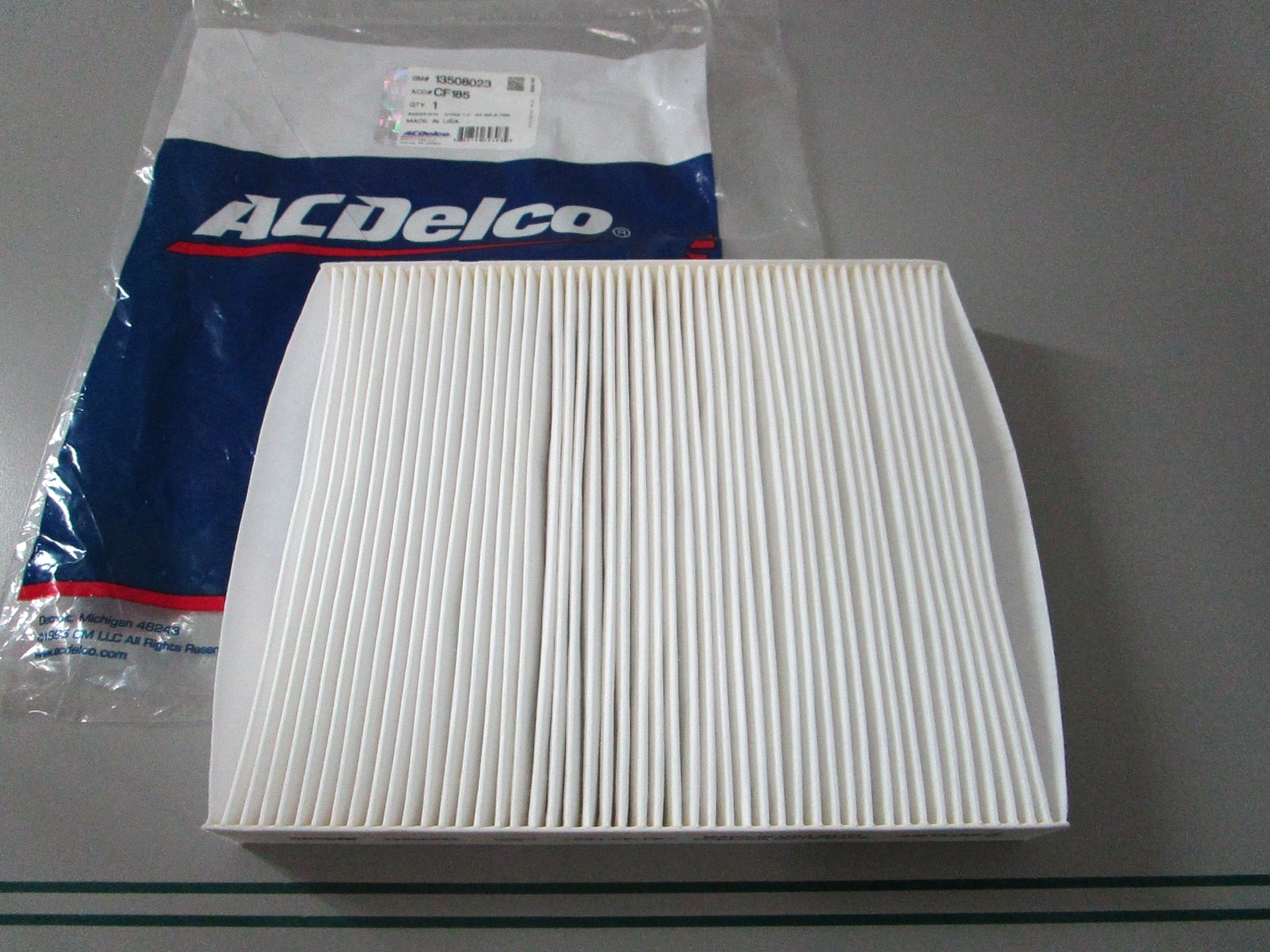 NEW OEM 13509023 CF185 ACDelco Cabin Air Filter 0810