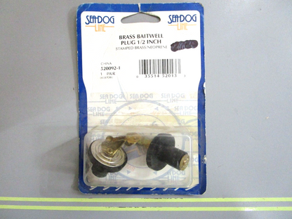 *NEW* 0750 Sea Dog  BRASS BARTWELL PLUG 1/2inch  520092-1