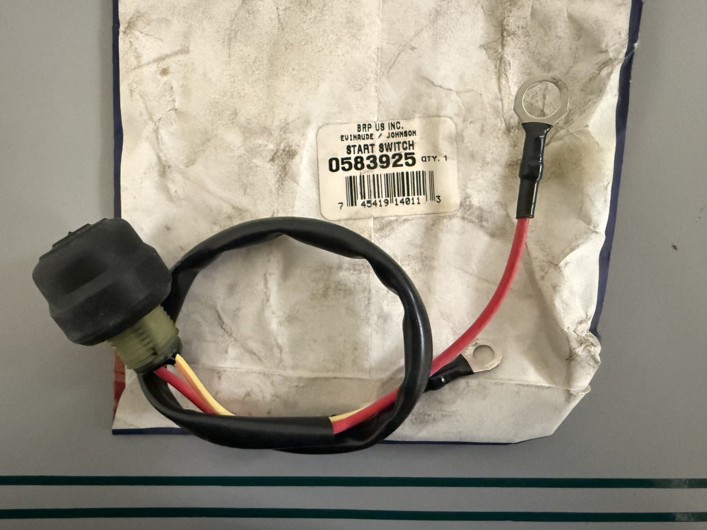 NEW OEM 583925 0583925 OMC Johnson Evinrude Start Switch 0820