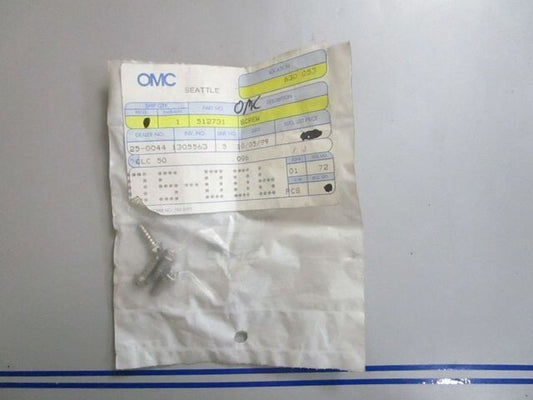 *NEW OEM* (LOT OF 4) 0770 OMC Johnson Evinrude Screw 512731 0512731