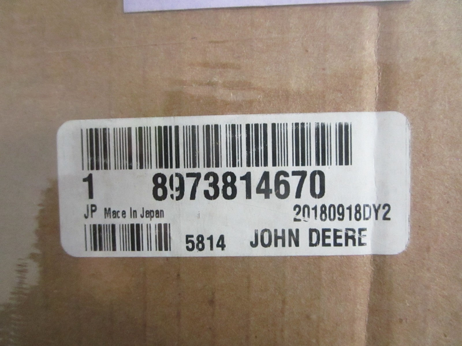 NEW OEM 8973814670 John Deere Aftertreatment System Gasket 0820