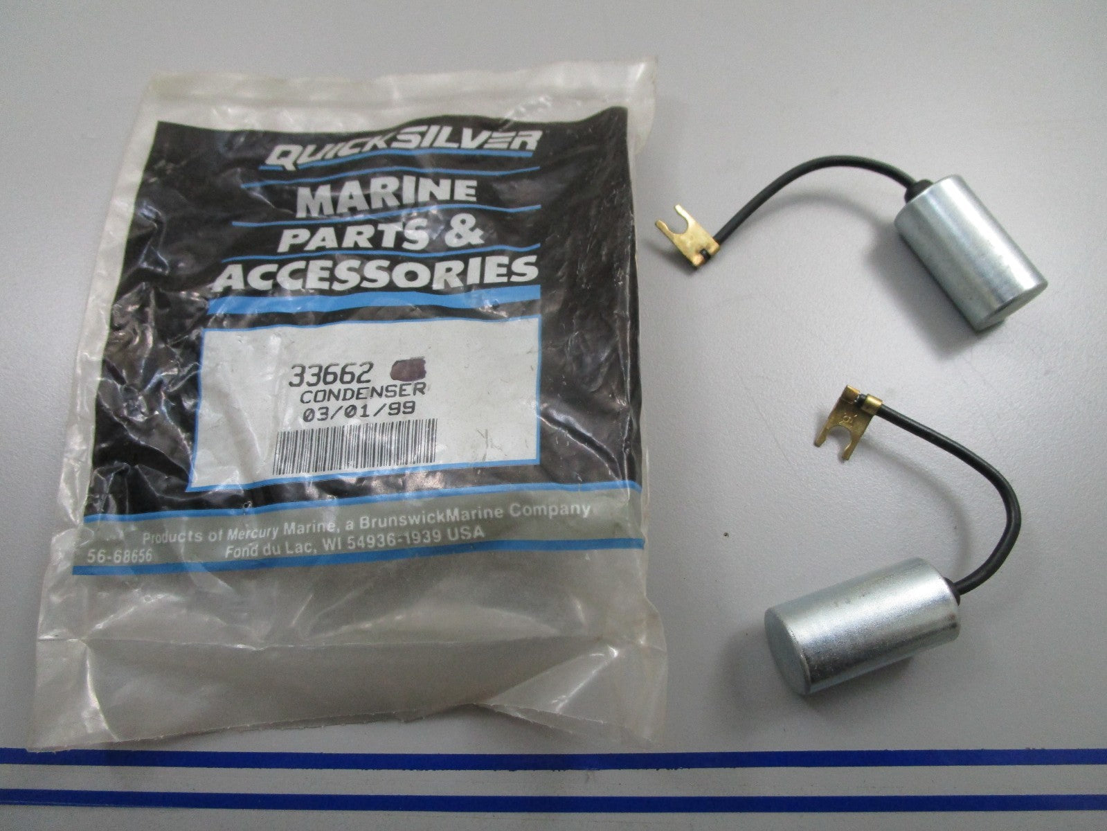 *NEW OEM* (LOT OF 2) 0810 Mercury Quicksilver Condenser 33662