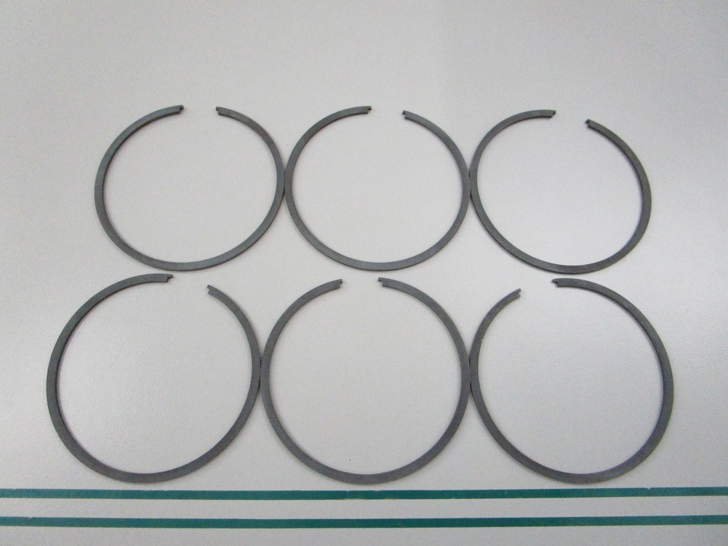 NEW OEM 39-78816A12 Mercury Quicksilver 6 Piston Ring Set 0810