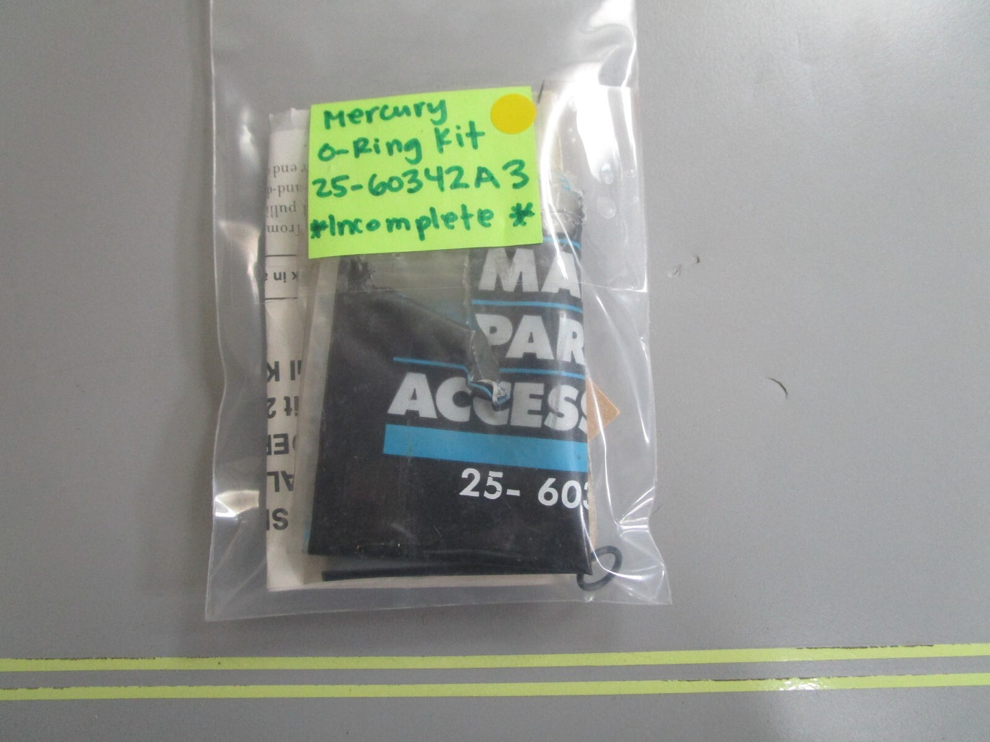 *NEW OEM* 0810 Mercury Quicksilver O-Ring Kit  25-60342A3 (Incomplete)
