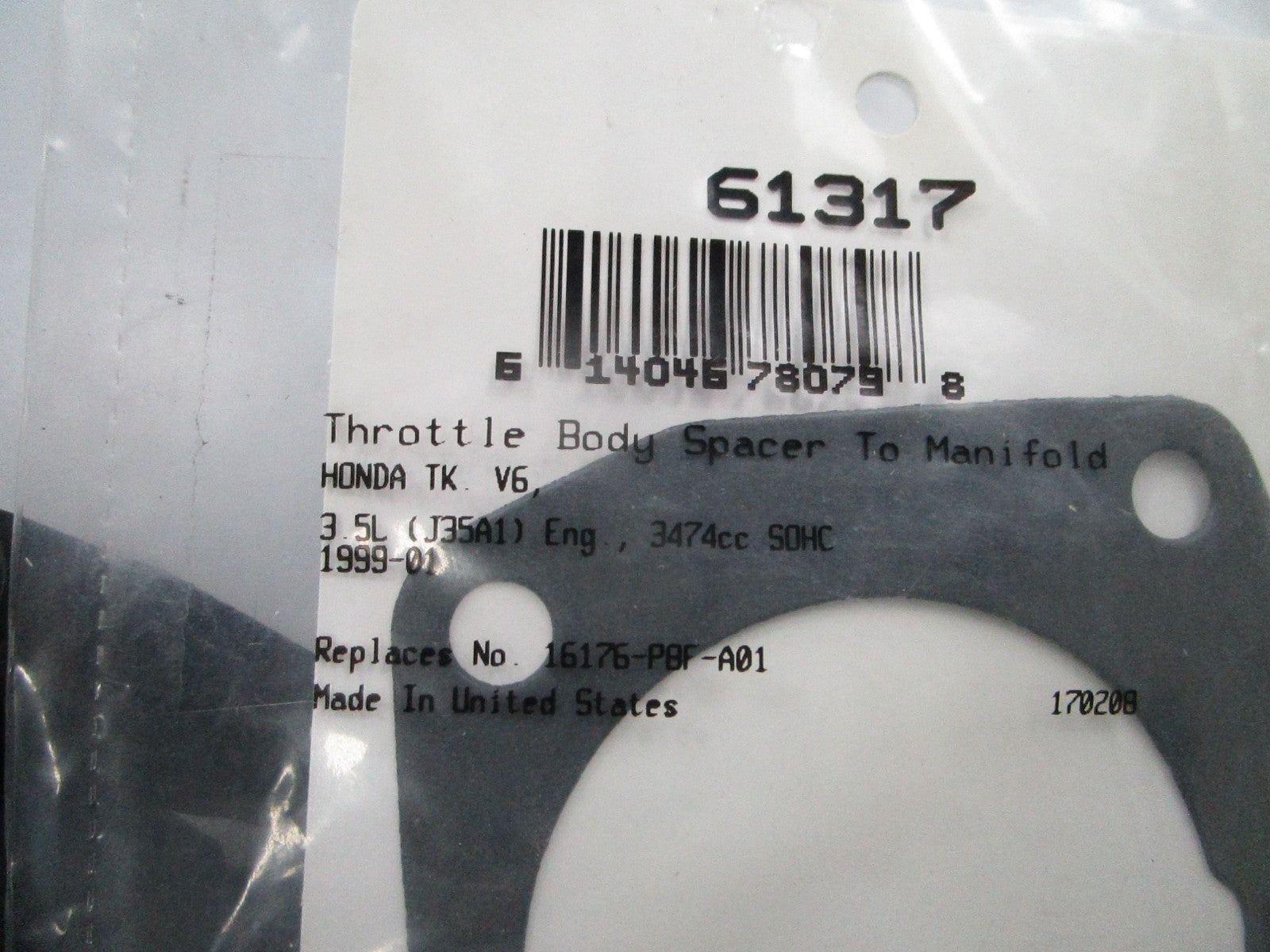 *NEW* 0810 Fel-Pro Gasket 61317