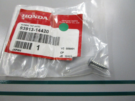 NEW OEM 93913-14420 Honda Tap Screw 0810