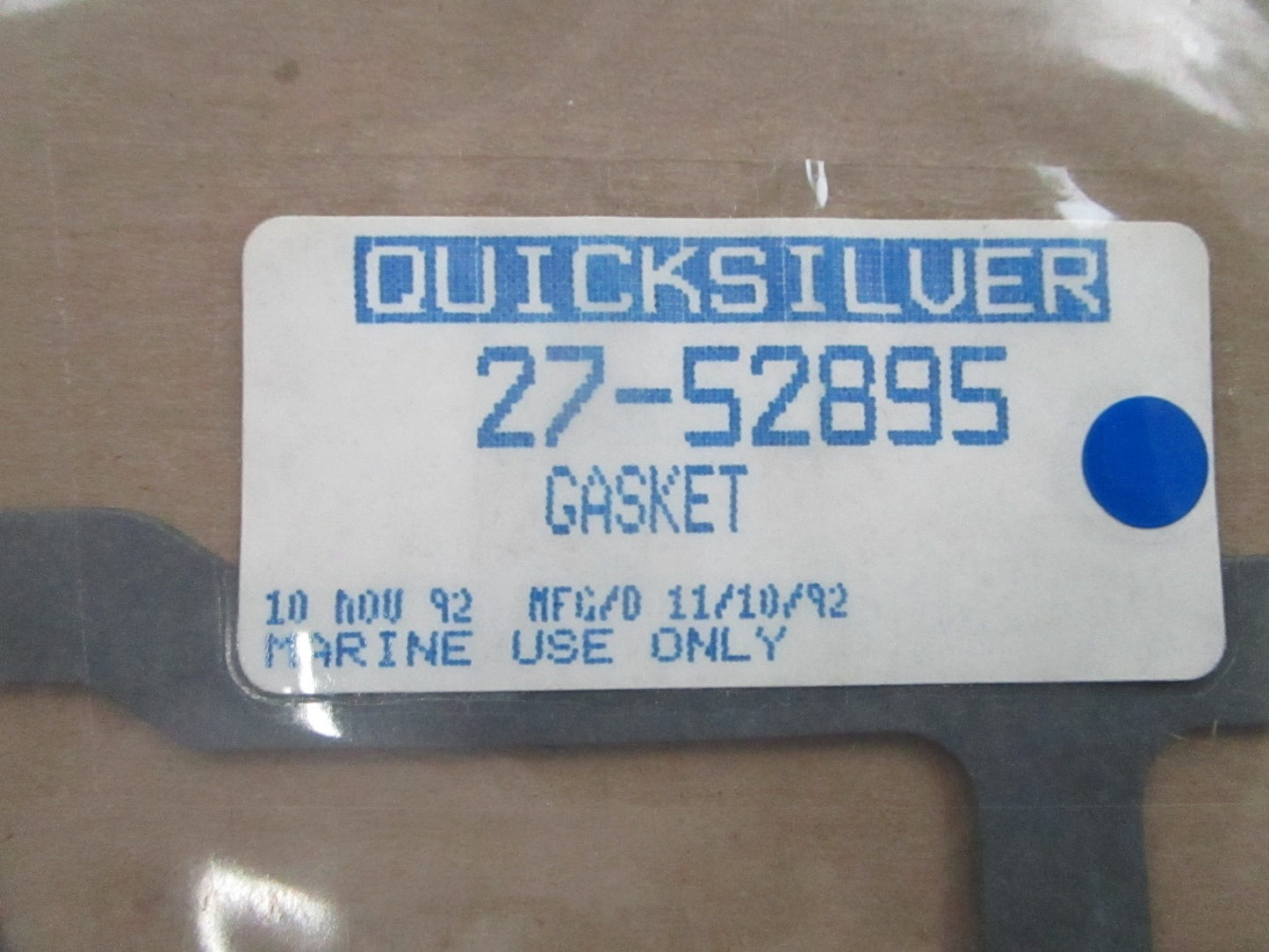*NEW OEM* 0810 Mercury Quicksilver Gasket 27-52895