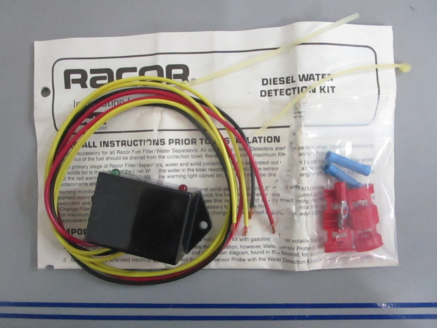 *NEW OEM* 0820 Parker Racor 12V Water Detection Kit RK20725 48460
