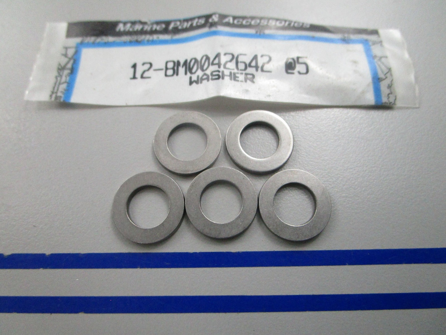 NEW OEM (LOT OF 5) 12-8M0042642 Mercury Quicksilver Washer 0810