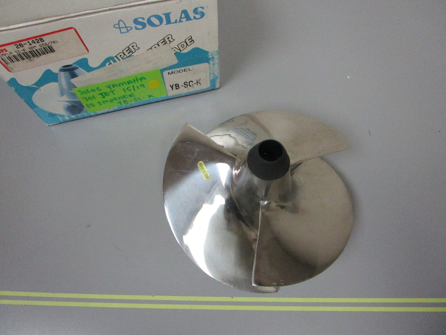 *NEW* 0720 Solas Yamaha 701 Jet 15/19 Stainless Steel Impeller YB-SC-k