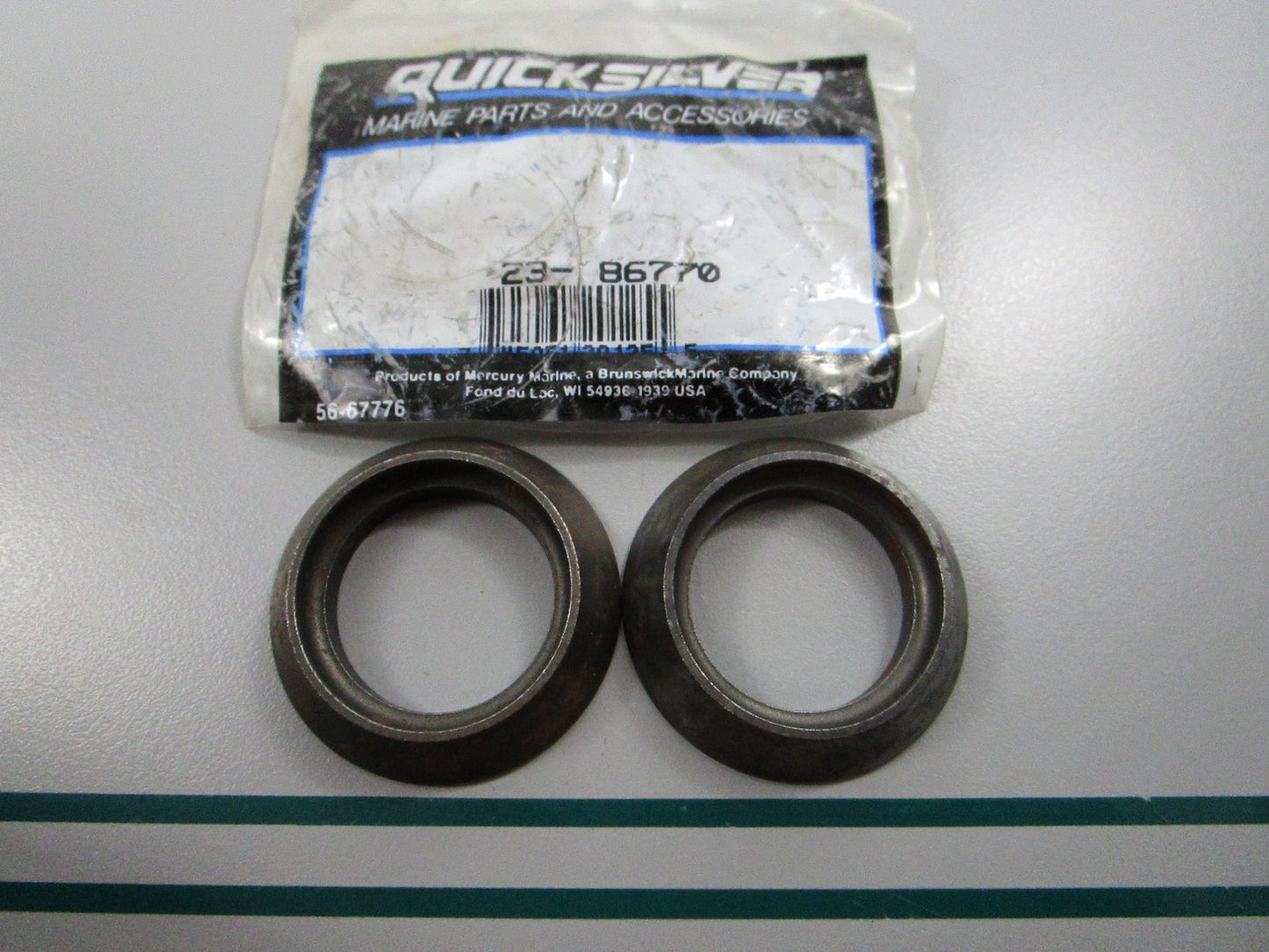NEW OEM (LOT OF 2) 23-86770 Mercury Quicksilver Collar 0810