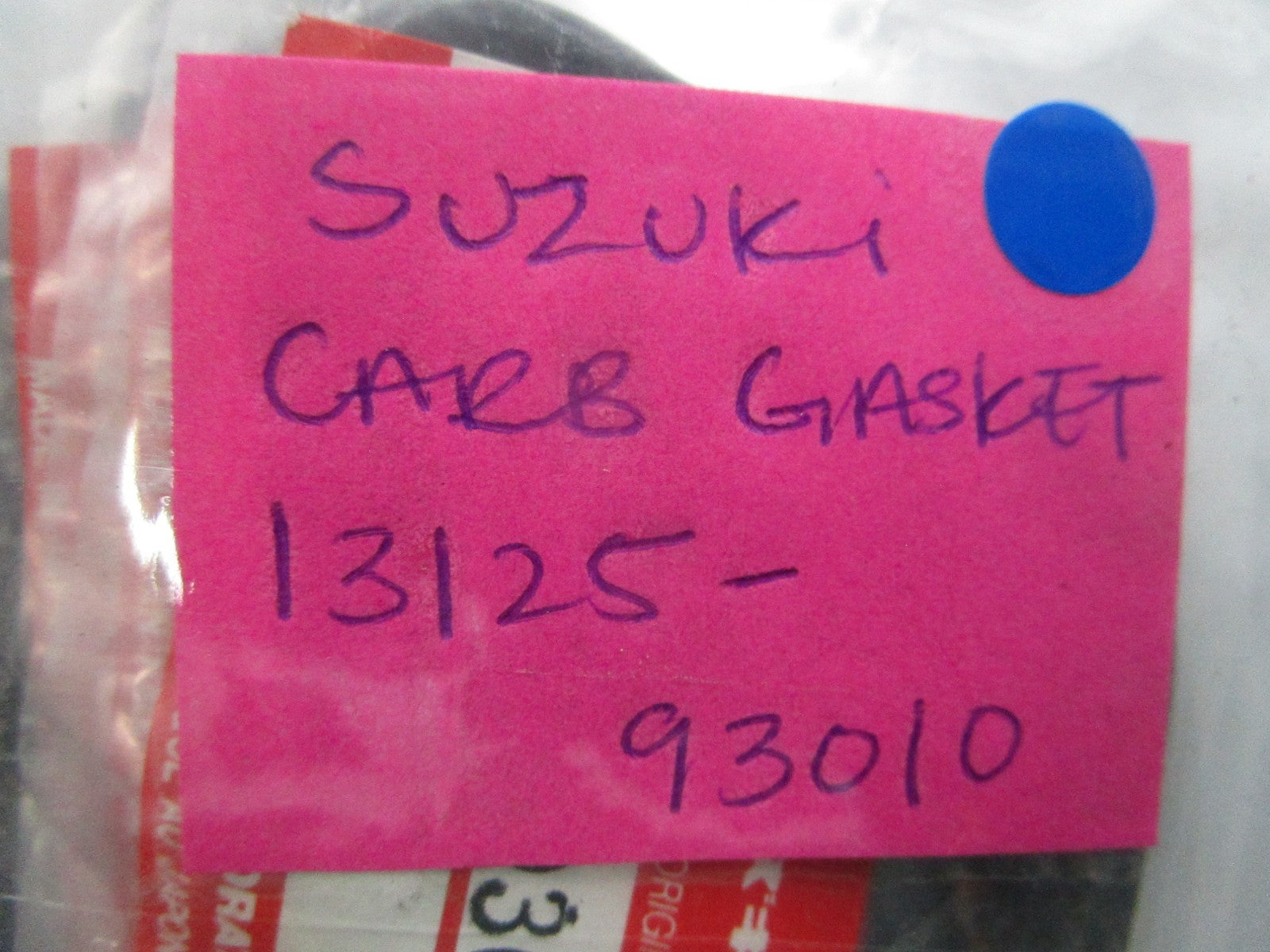 NEW OEM (LOT OF 2) Suzuki 13125-93010 Carburetor Gasket 0810
