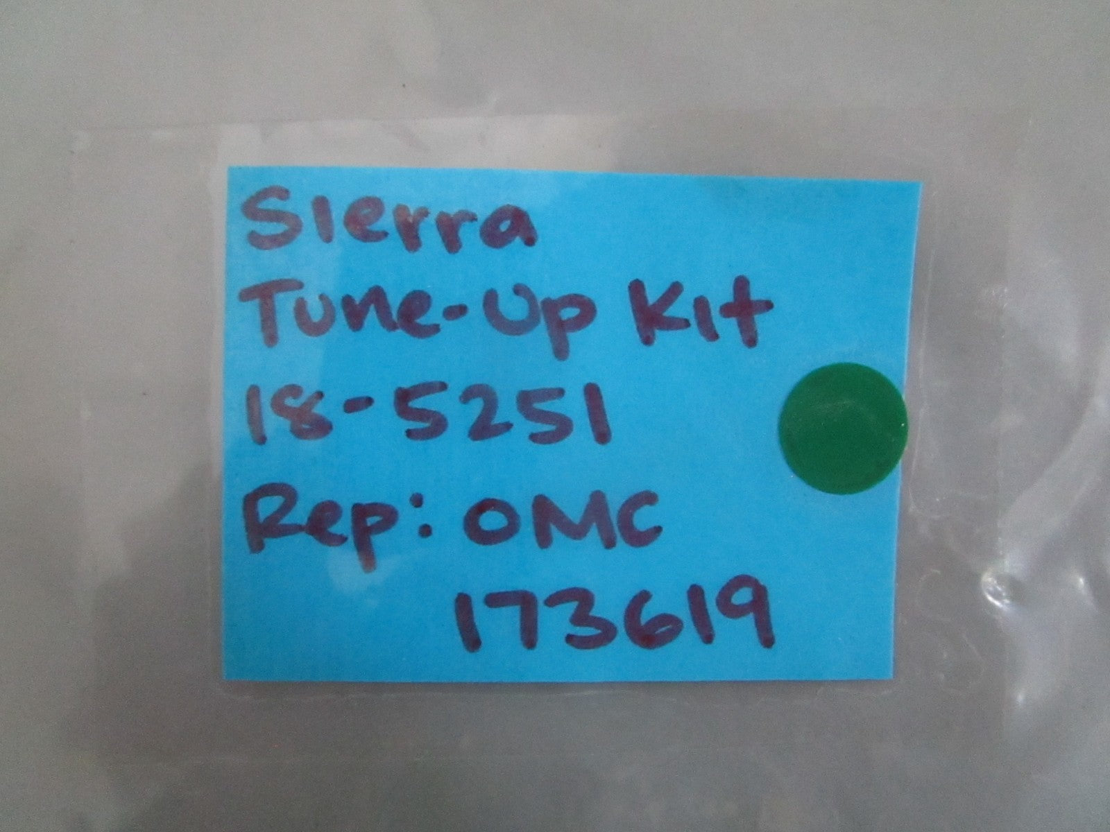 NEW 18-5251 Sierra Tune-Up Kit Rep: 173619 OMC 0820