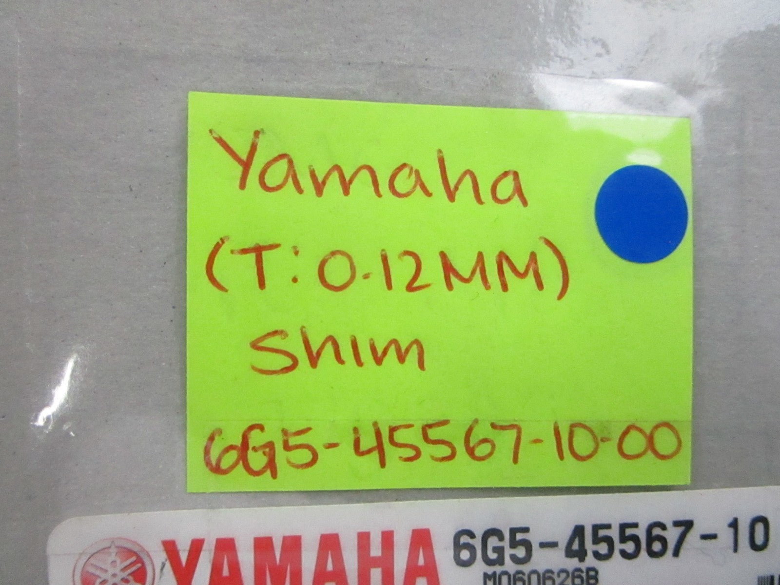 NEW OEM 6G5-45567-10-00 Yamaha (T:0.12MM) Shim 0810