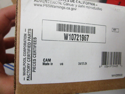 *NEW OEM* 0720 Whirlpool Washer Pulley Clutch Cam Kit W10721967