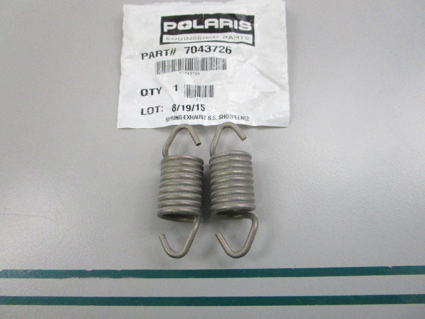 NEW OEM (LOT OF 2) 7043726 Polaris Exhaust Spring 0810