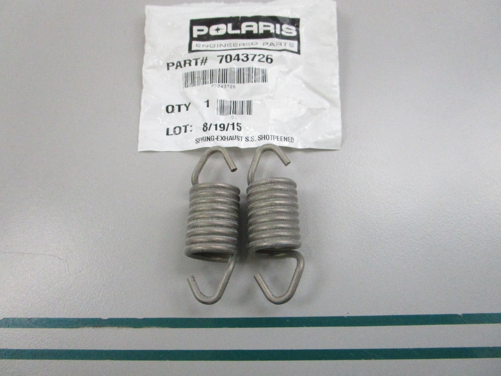 NEW OEM (LOT OF 2) 7043726 Polaris Exhaust Spring 0810