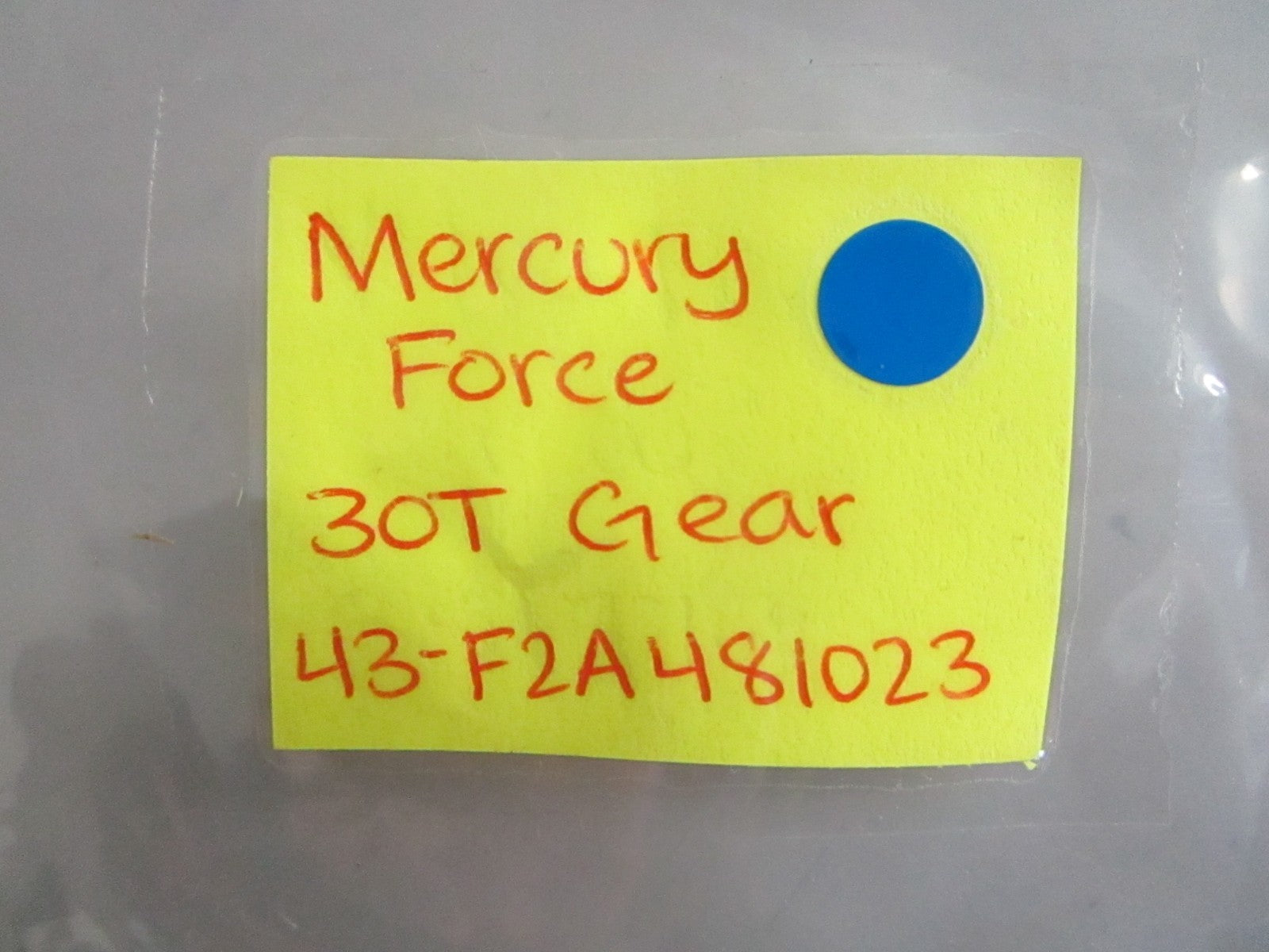 NEW OEM 43-F2A481023 Mercury Force 30T Gear 0820