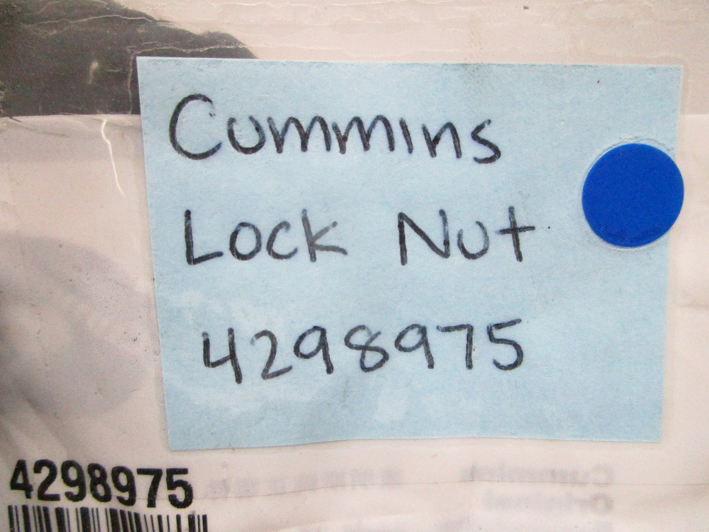*NEW OEM* 0810 Cummins Lock Nut 4298975