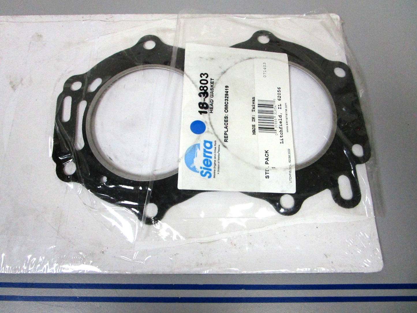 *NEW* 0720 Sierra Head Gasket 18-3803 Replaces: OMC Evinrude 329419 0329419