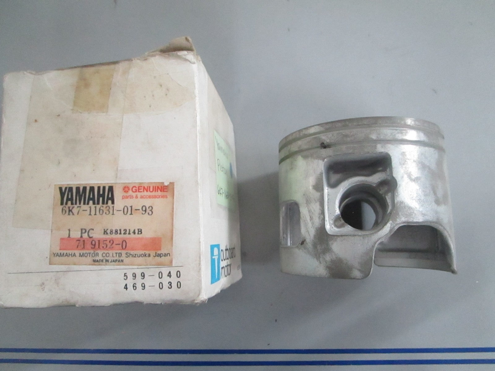 *NEW OEM* 0820 Yamaha Piston 6K7-11631-01-93