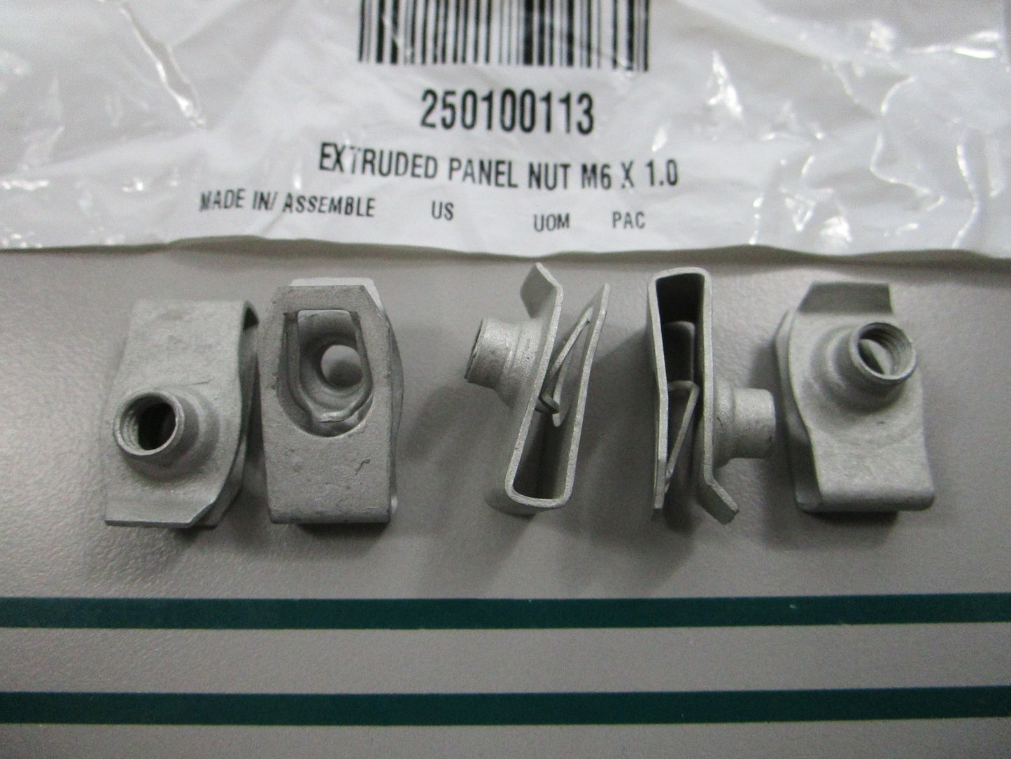NEW OEM (LOT OF 5) 250100113 Can-Am Panel Nut 0810