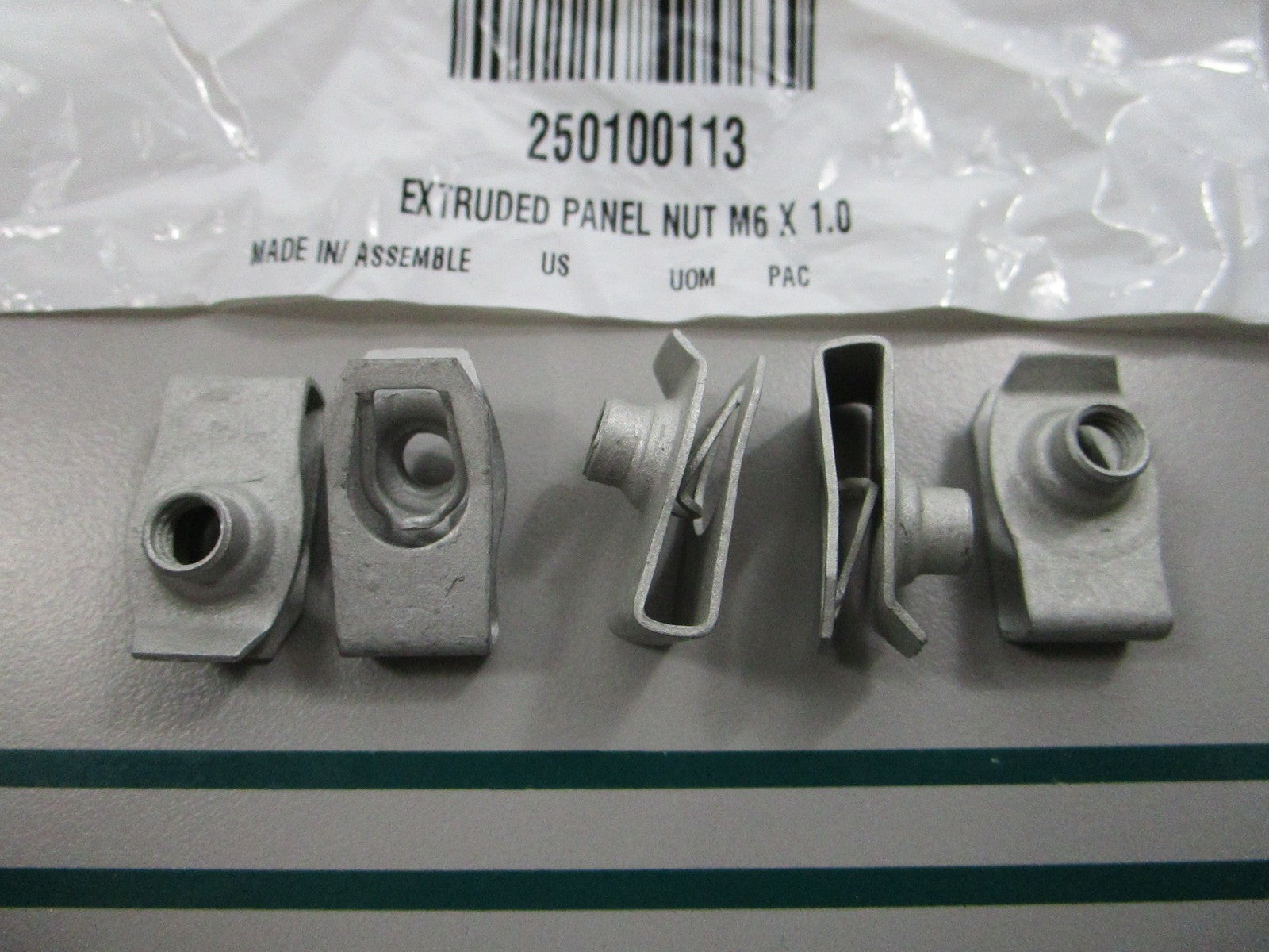 NEW OEM (LOT OF 5) 250100113 Can-Am Panel Nut 0810