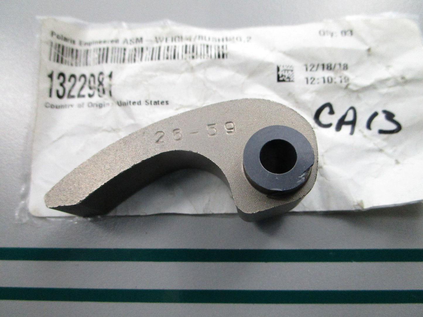 NEW OEM 1322981 Polaris 26-59 Clutch Weight 0810