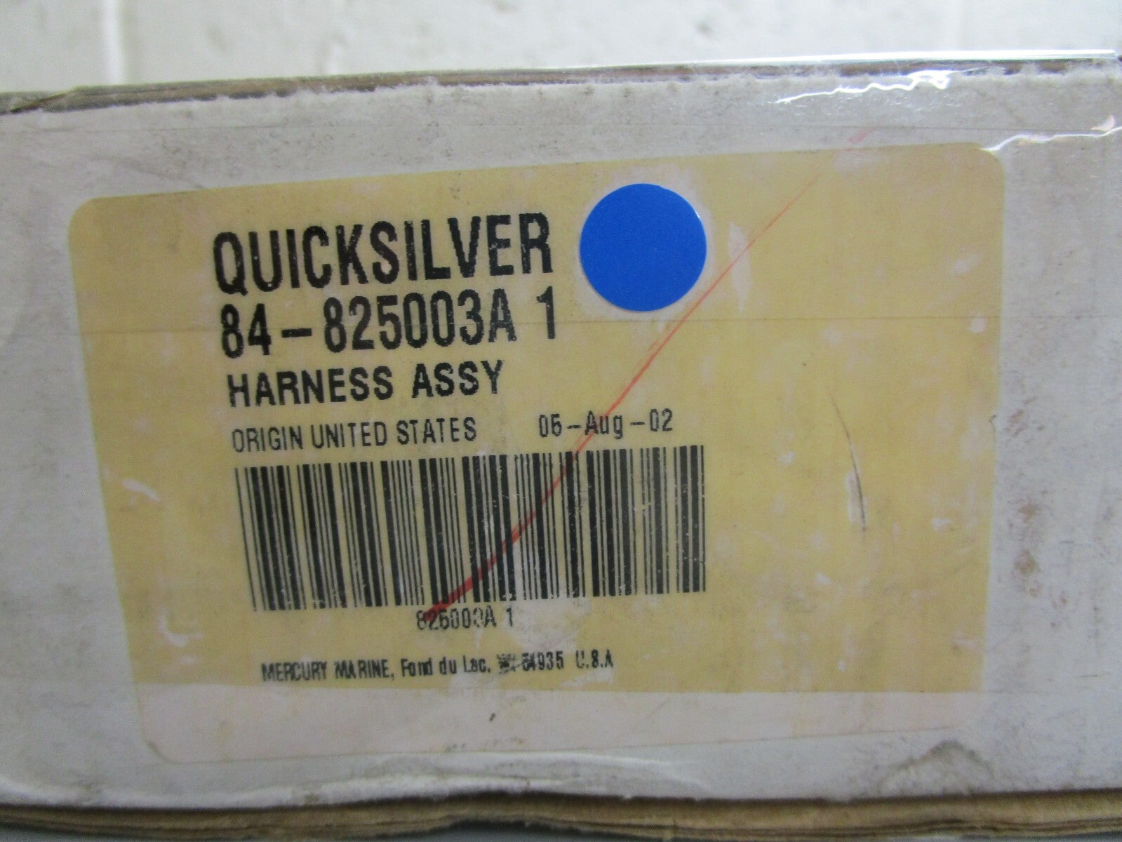 *NEW OEM* 0820 Mercury Quicksilver Harness Ay 84-825003A1