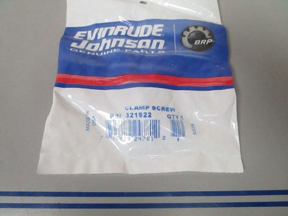 *NEW OEM* (LOT OF 5) 0770 OMC Johnson Evinrude Screw 321922 0321922