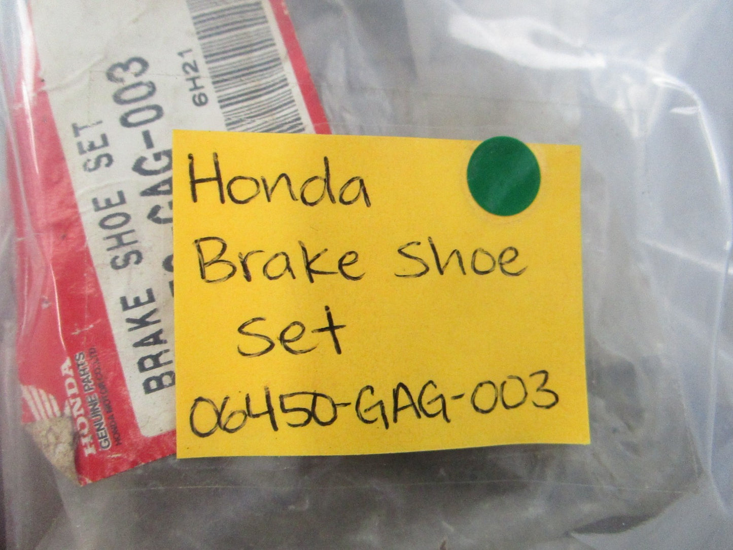 NEW OEM 06450-GAG-003 Honda Brake Shoe Set 0810