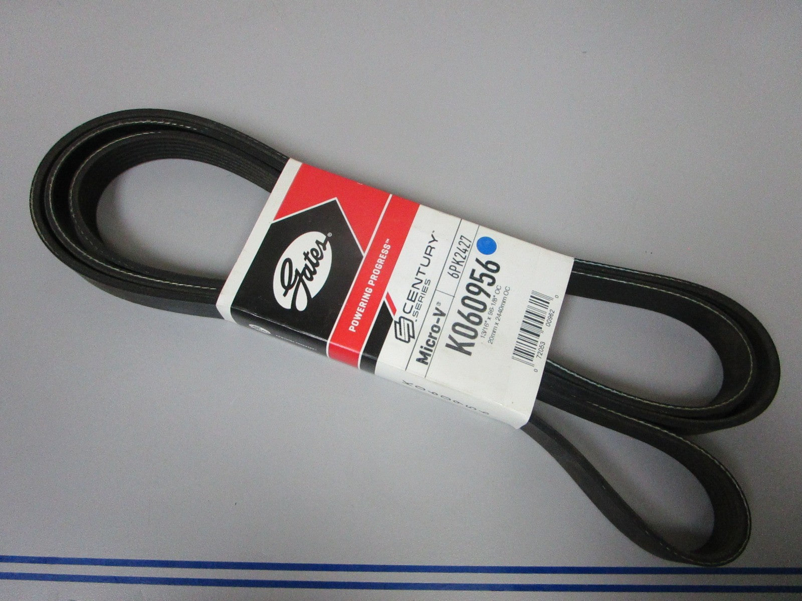 NEW K060956 Gates Micro-V 13/16" x 96 ⅛" Serpentine Belt 0720
