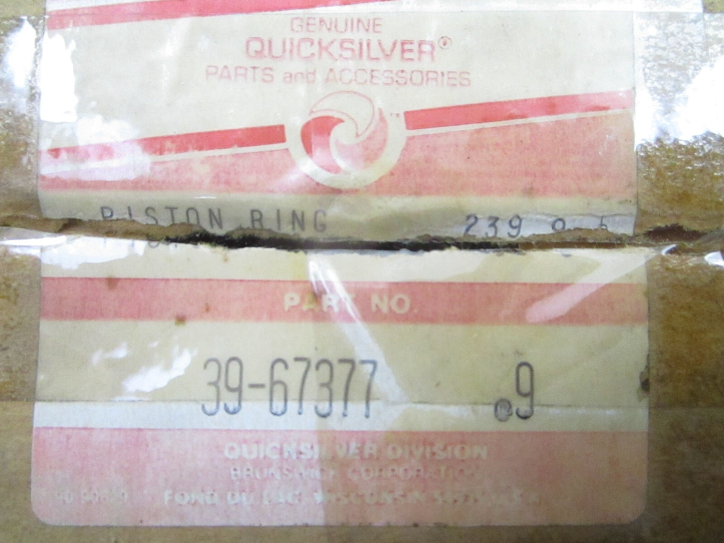 *NEW OEM* (LOT OF 9) 0810 Mercury Quicksilver Seal Ring 39-67377