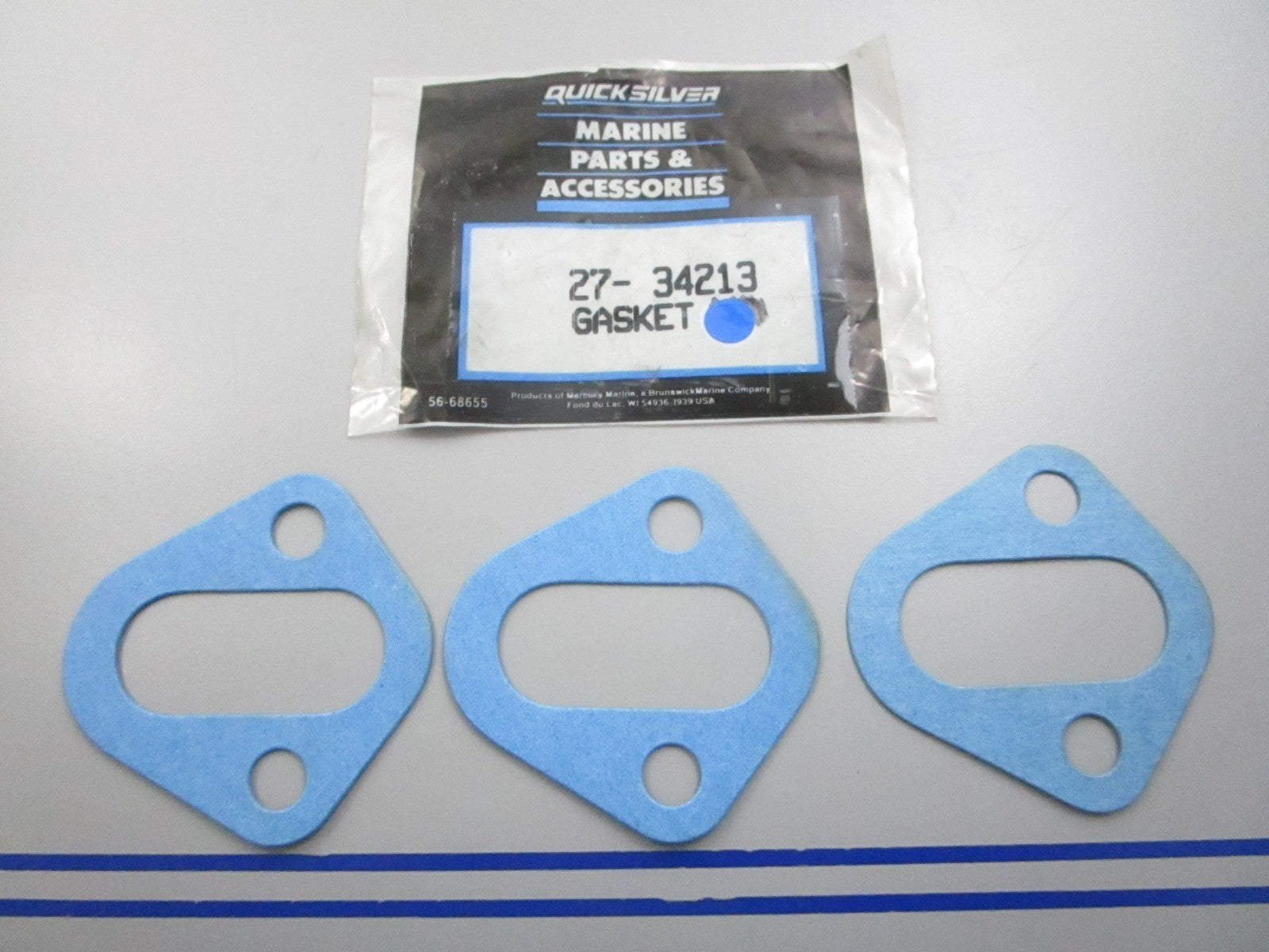 NEW OEM (LOT OF 3) 27-34213 Mercury Quicksilver Gasket 0810