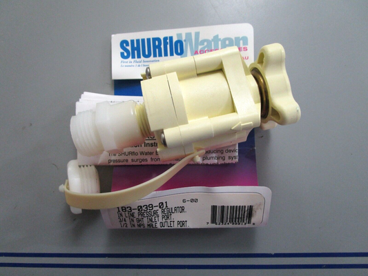 *NEW* 0820 Shurflo In Line Pressure Regulator 183-039-01