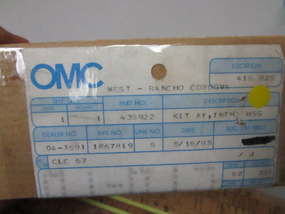 *NEW OEM* 0720 OMC Johnson Evinrude Housing Kit Assembly 435922 0435922
