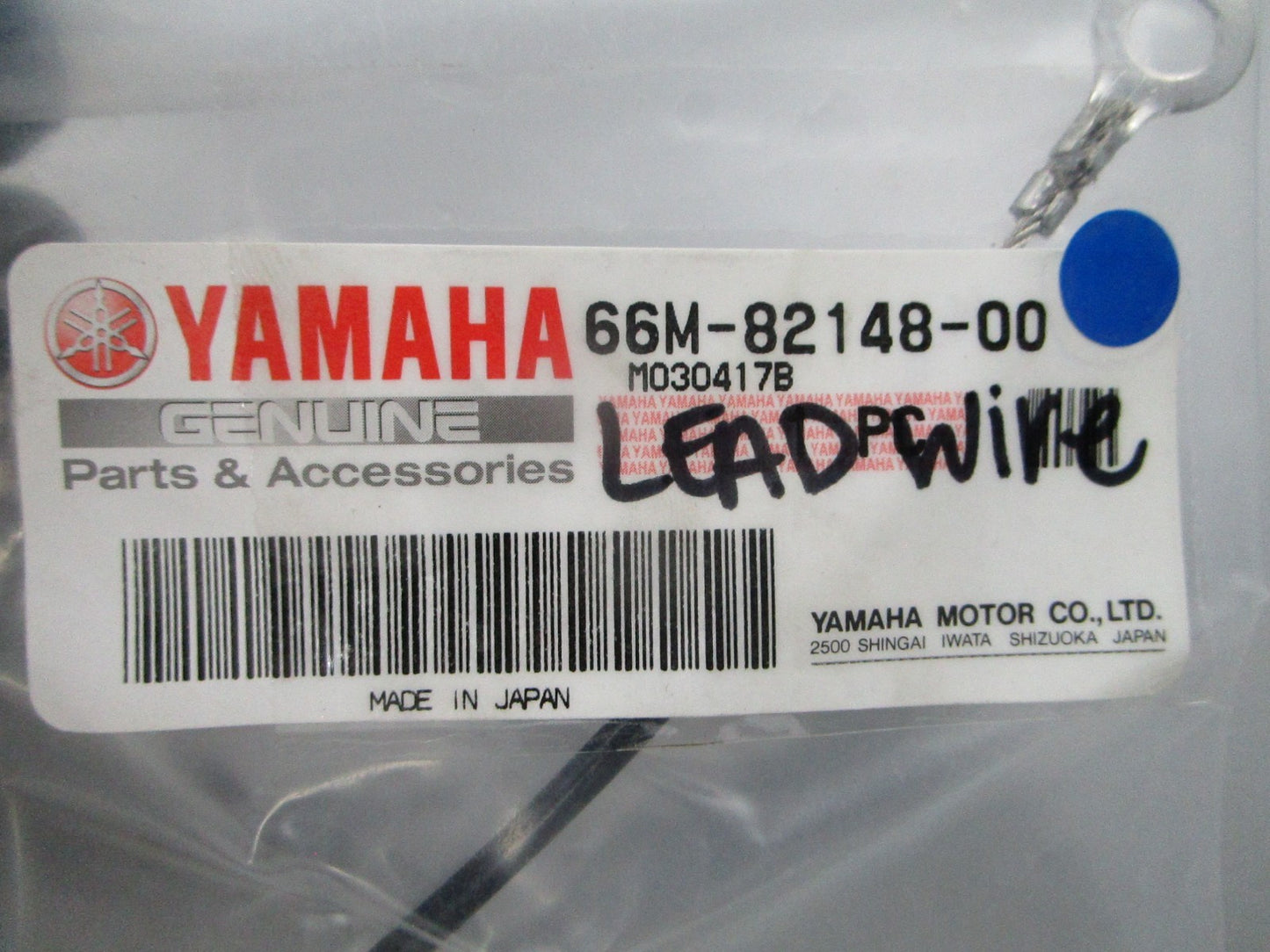 NEW OEM 66M-82148-00 Yamaha Lead Wire 0810