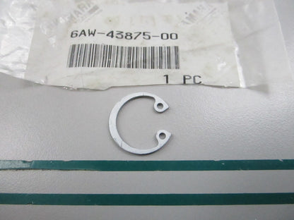 NEW OEM 6AW-43875-00-00 Yamaha Snap Ring 0810