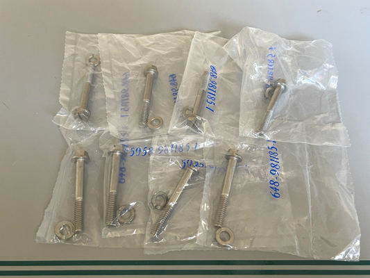 NEW OEM (LOT OF 8) 981185 0981185 OMC Johnson Evinrude Screw & Washer 0810