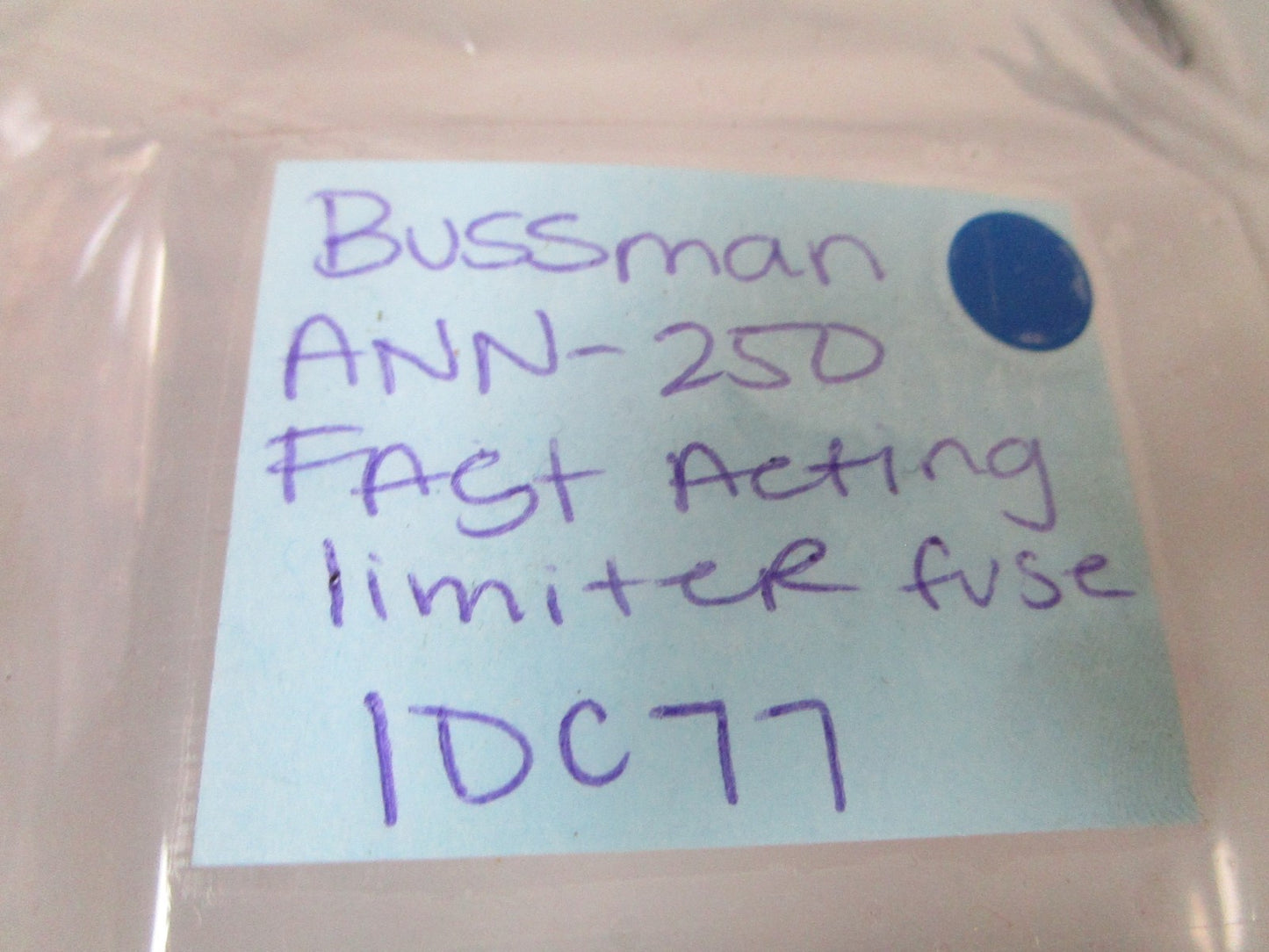 NEW OEM 1DC77 Bussman Ann-250 Fast Acting Limiter Fuse 0720