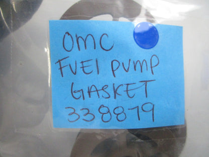 NEW OEM (LOT OF 2) 338879 0338879 OMC Johnson Evinrude Fuel Pump Gasket 0810