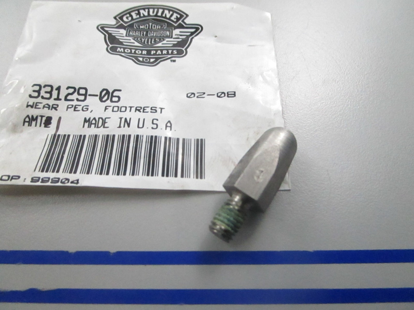 *NEW OEM* 0810 Harley Davidson Footrest Wear Peg 33129-06
