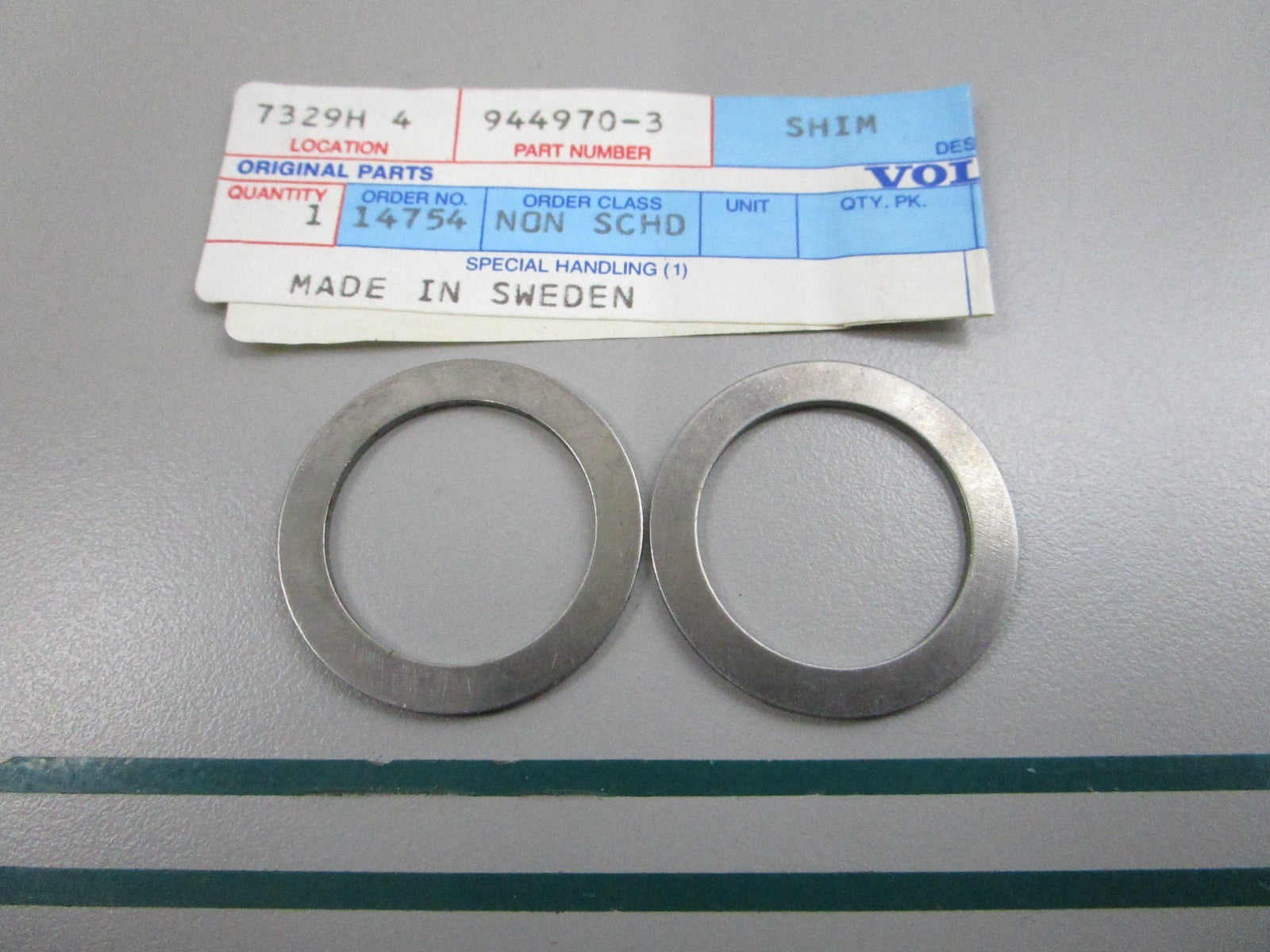 NEW OEM (LOT OF 2) 944970 Volvo Penta Shim 0810