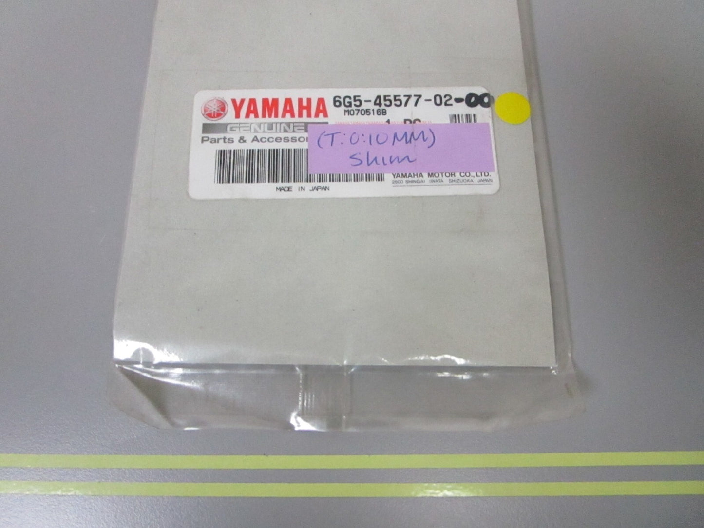 *NEW OEM* 0810 Yamaha (T:0.10MM) Shim 6G5-45577-02-00
